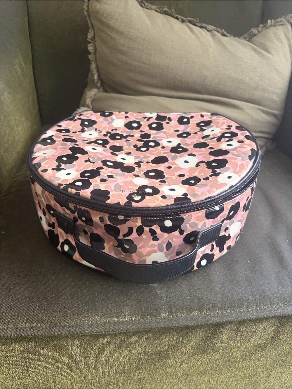 Kate Spade Pink Floral Travel Case